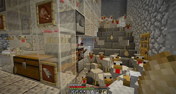 dungeon minecraft chicken farm