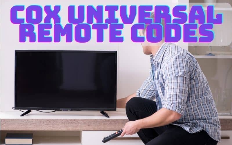 COX Universal Remote Codes