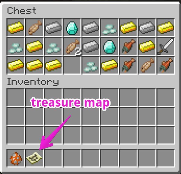 How To Find & Use A Minecraft Buried Treasure Map