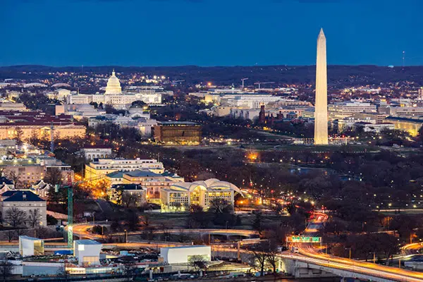 Washington DC from above