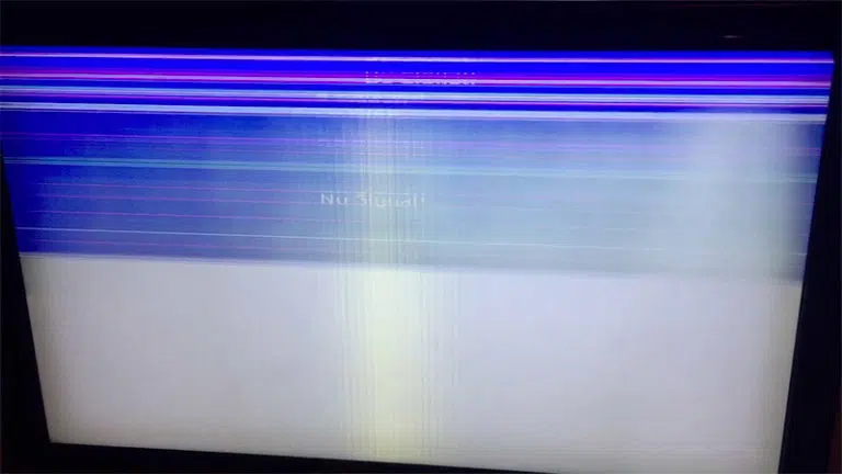 vizio tv lines across screen